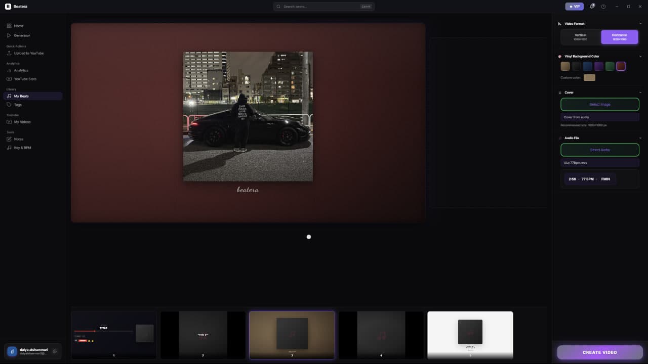 Horizontal Video Generator
